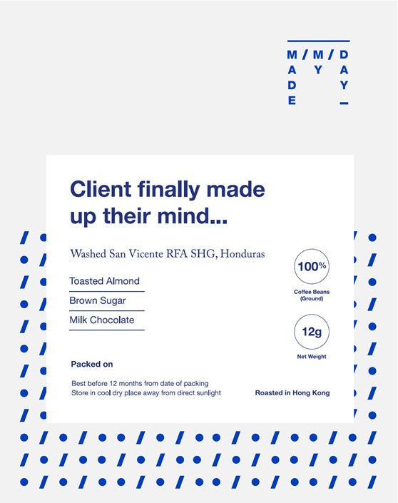 Client finally made up their mind... [Dripbag 掛耳包]